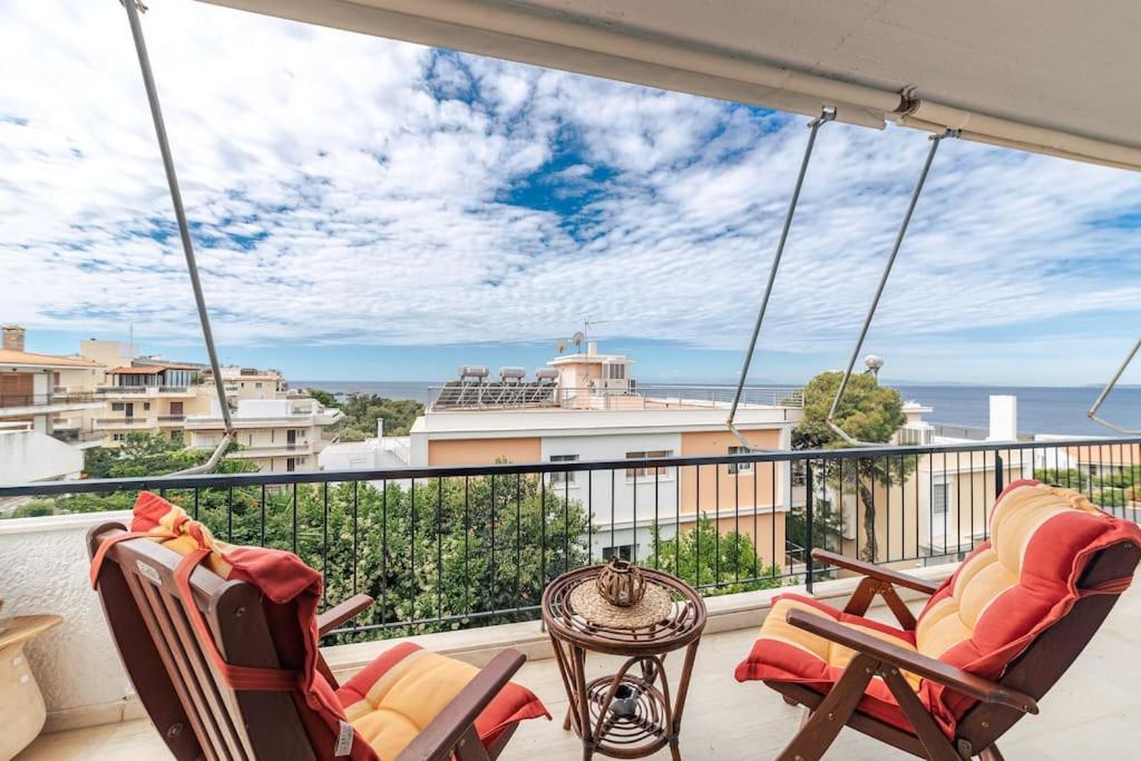 Seaside Escape Apartment Saronida 외부 사진
